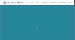 Desktop Screenshot of danapointdental.com
