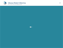 Tablet Screenshot of danapointdental.com